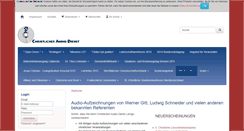 Desktop Screenshot of christlicheraudiodienst.de
